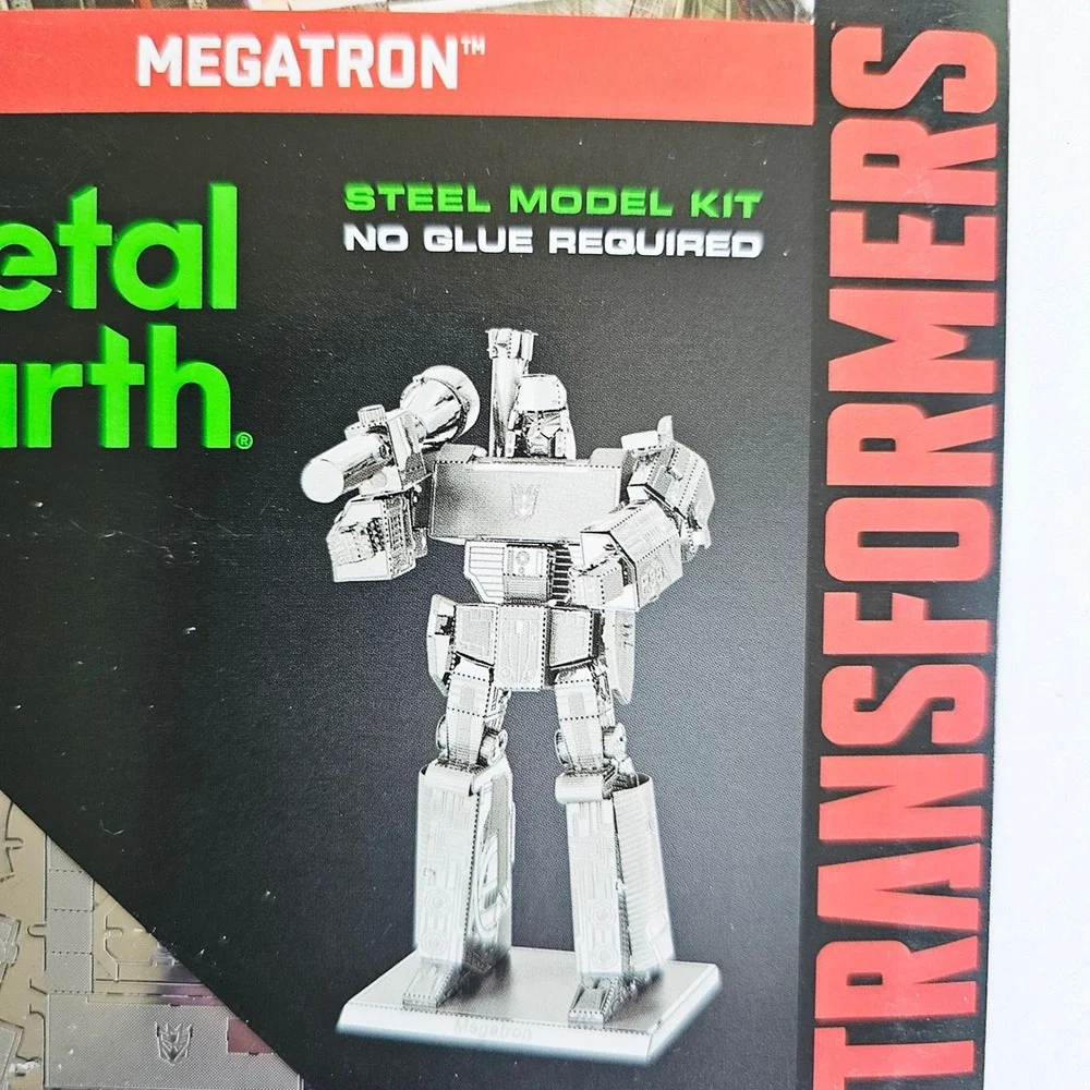 Metal Earth Transformers Optimus Prime Premium & Megatron Steel Model Kit Set